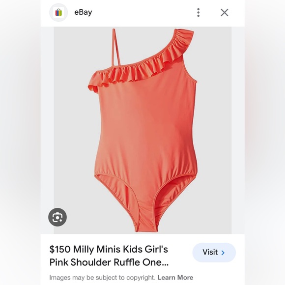 Brand new with tags Milly Minis swimsuit- made in USA from Italian fabric - Picture 5 of 6